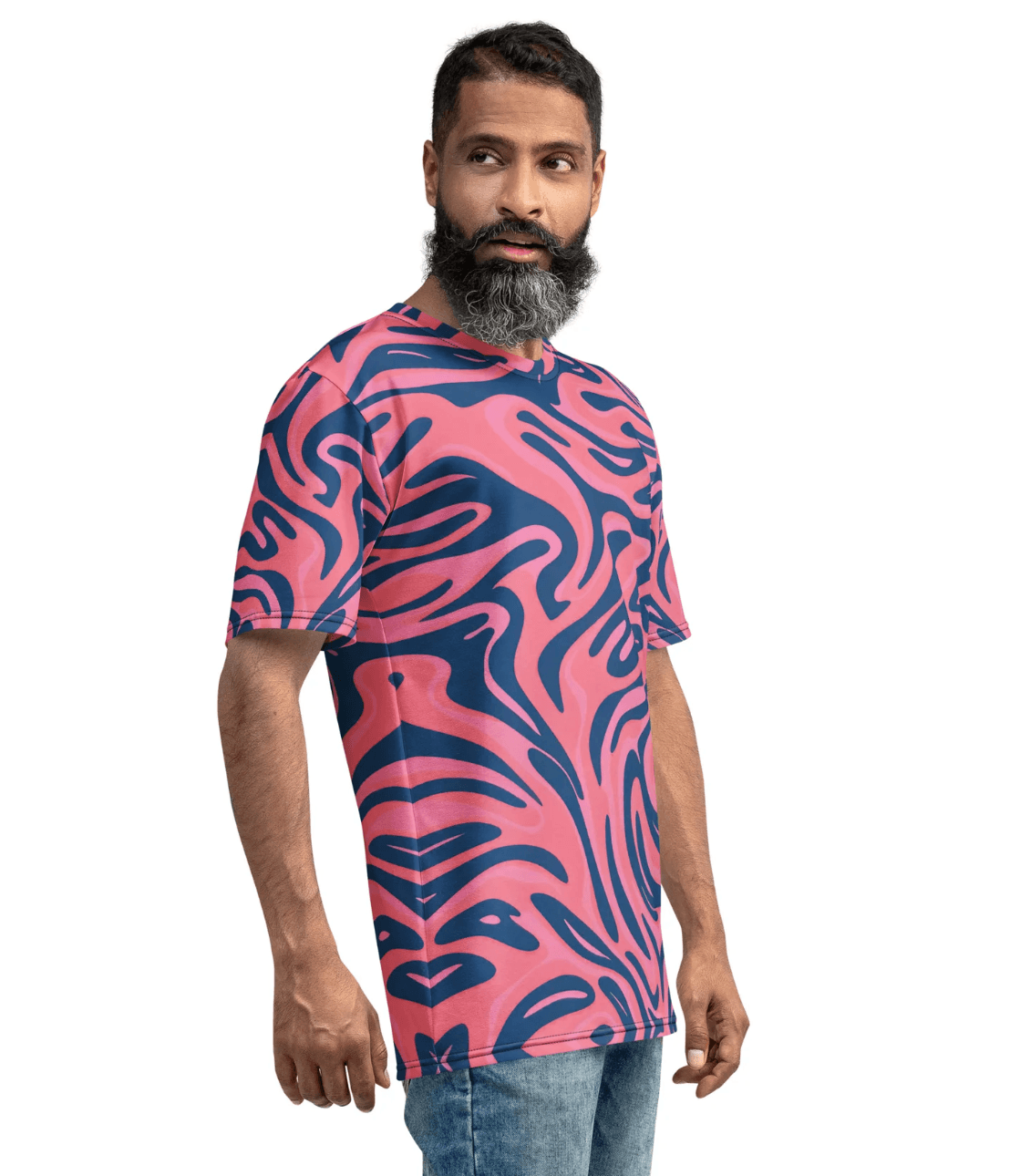 Pink Zebra Herren-T-Shirt - Trandoo