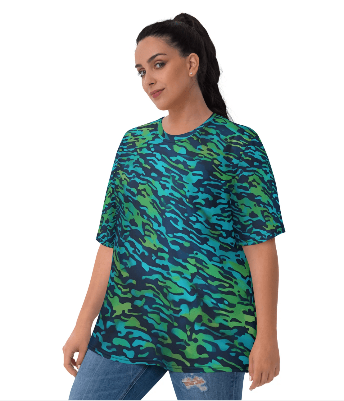Camo Damen-T-Shirt - Trandoo