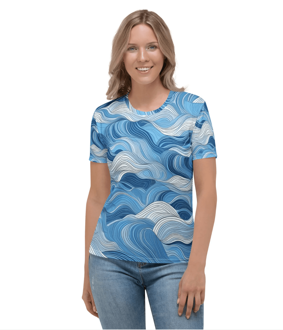 Wave Damen-T-Shirt - Trandoo