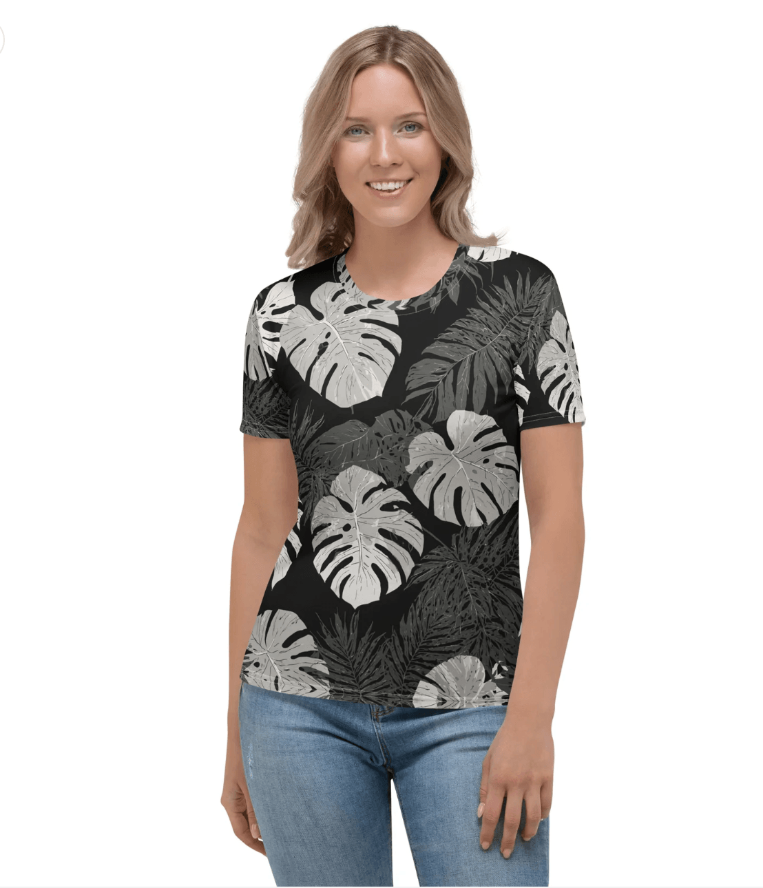 Monstera Damen-T-Shirt - Trandoo