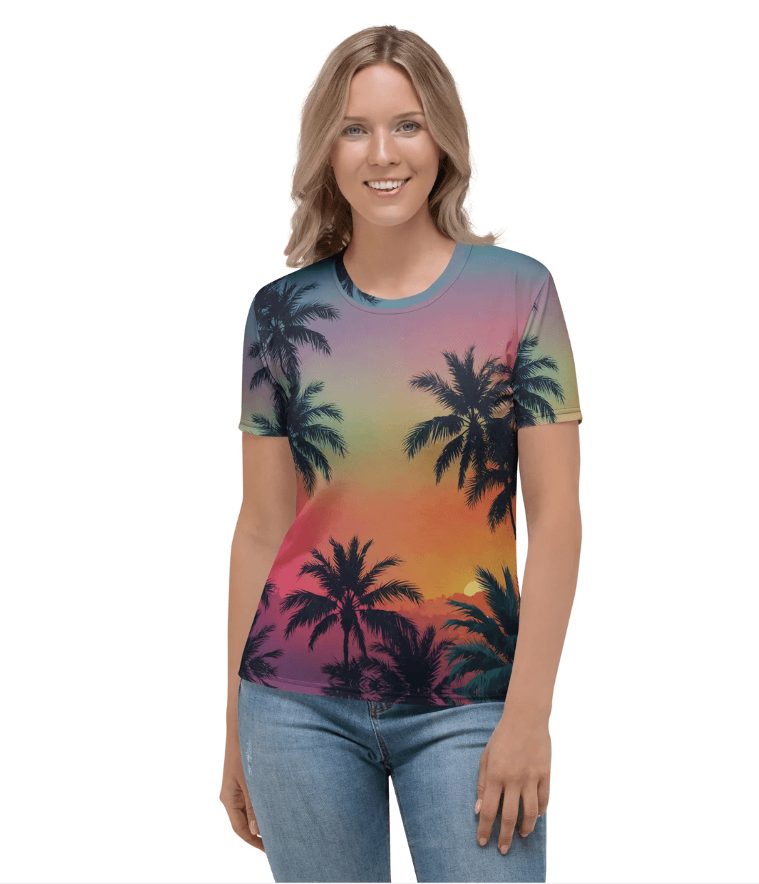 Sunset Damen-T-Shirt - Trandoo