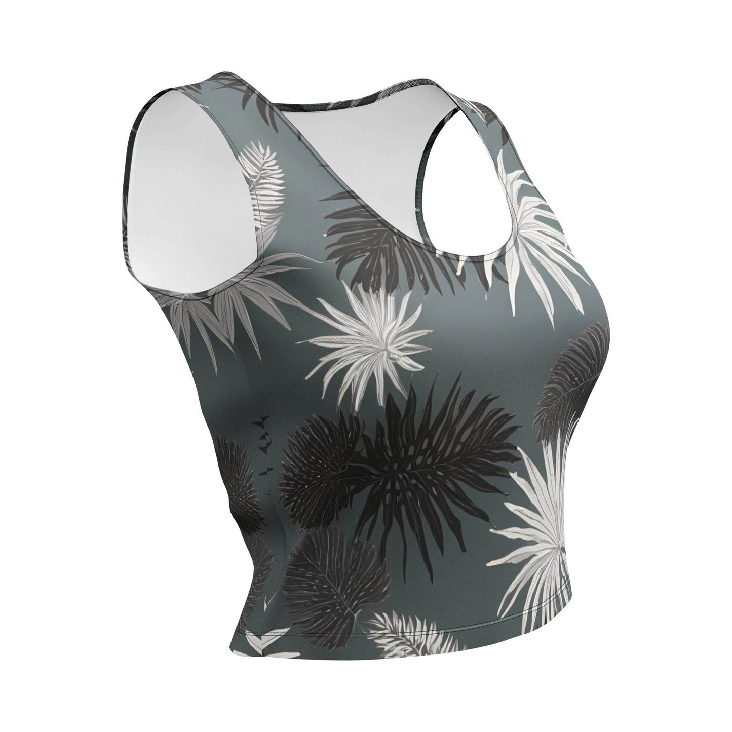 Shadow Plant Crop-Top - Trandoo