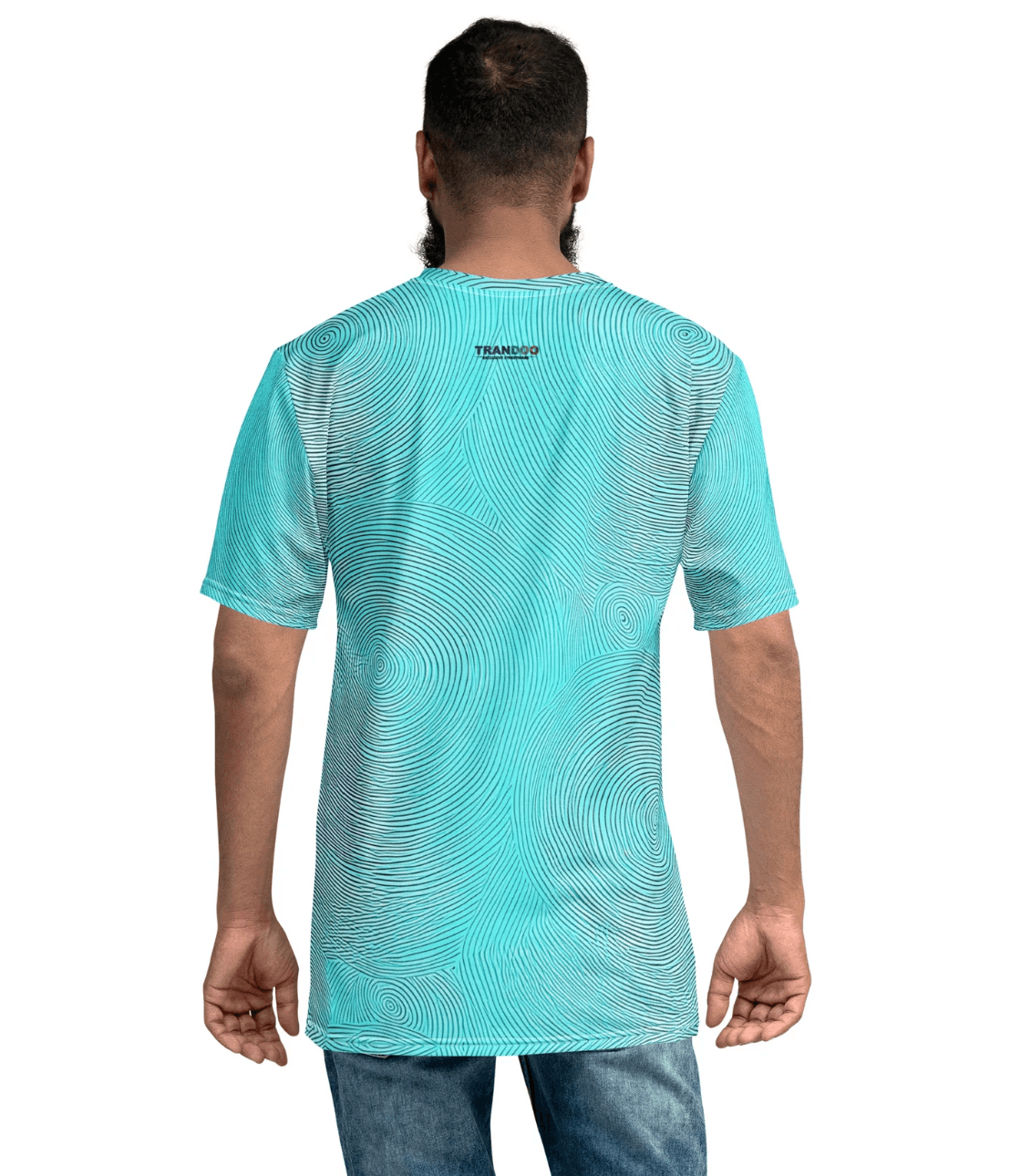 Blue Ripple Herren-T-Shirt - Trandoo