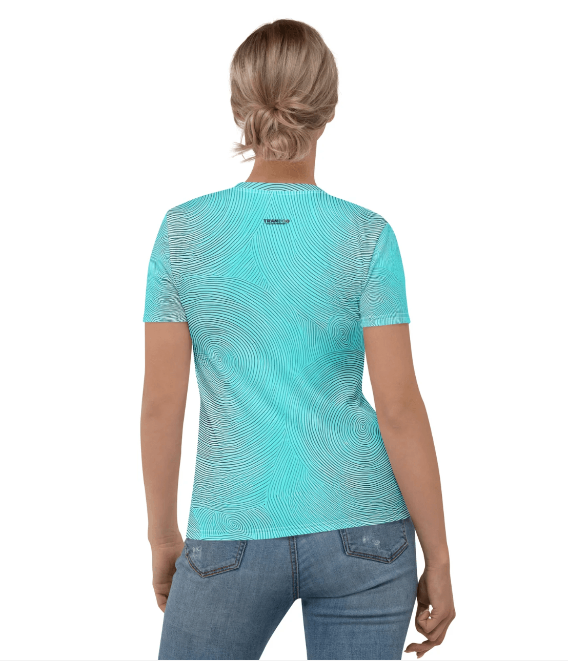 Blue Ripple Damen-T-Shirt - Trandoo