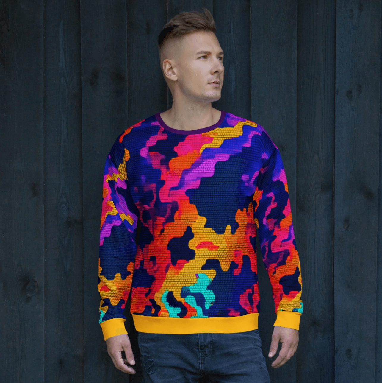 Pixelcloud Unisex-Pullover - Trandoo