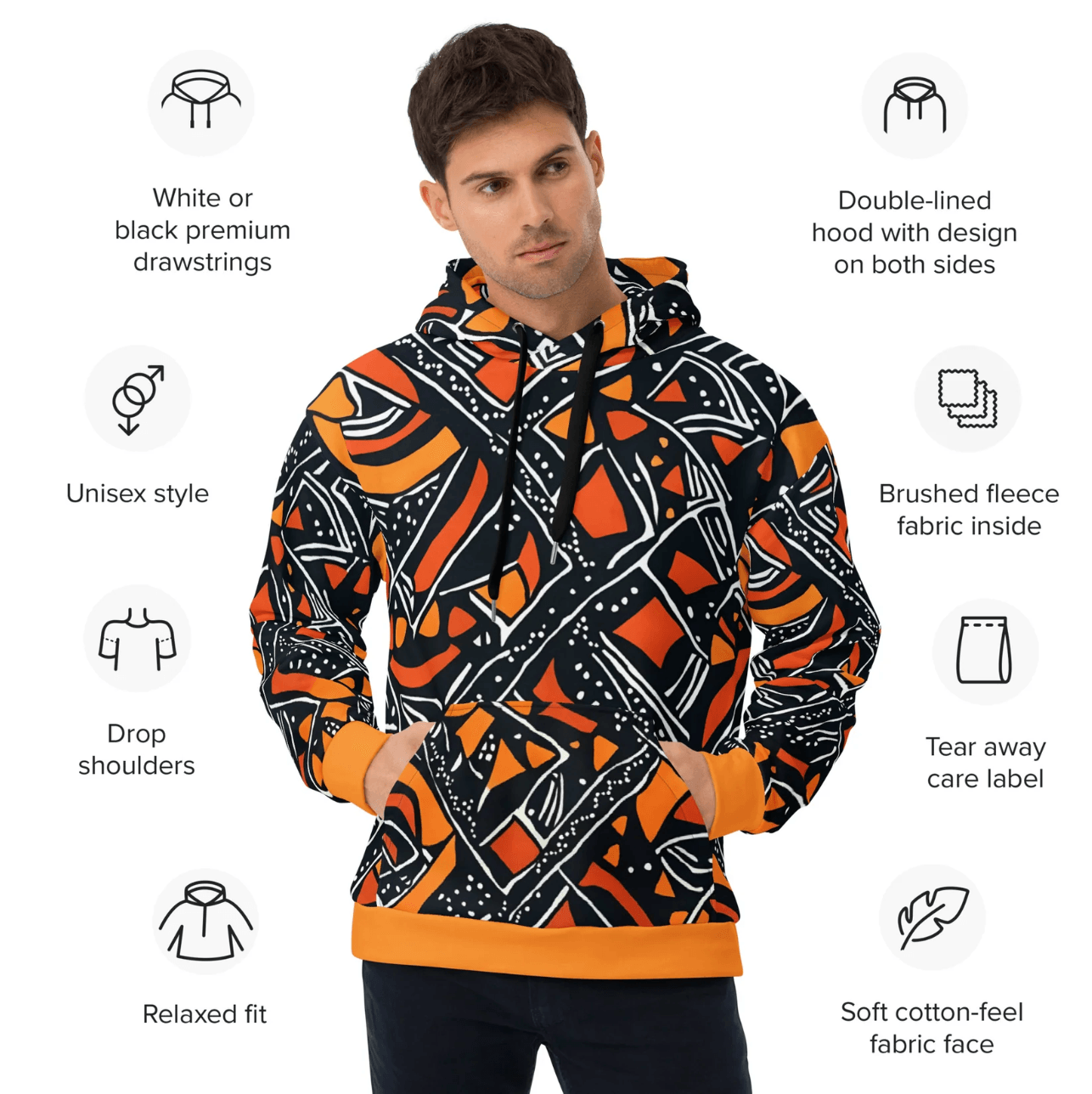 Firetrail Unisex-Kapuzenpullover - Trandoo