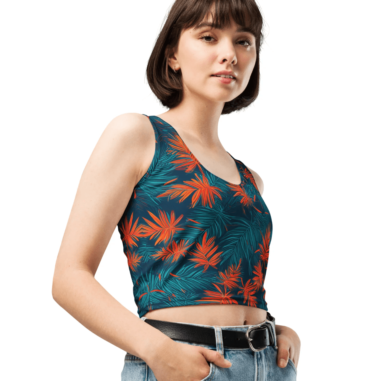 Pine Crop-Top - Trandoo