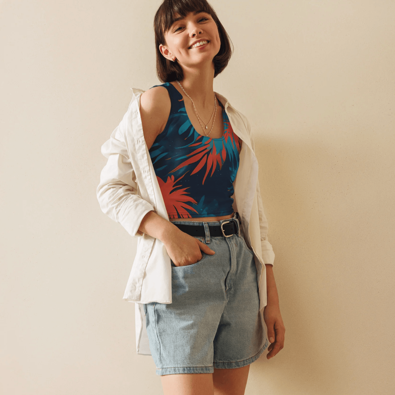 Fade Crop-Top - Trandoo
