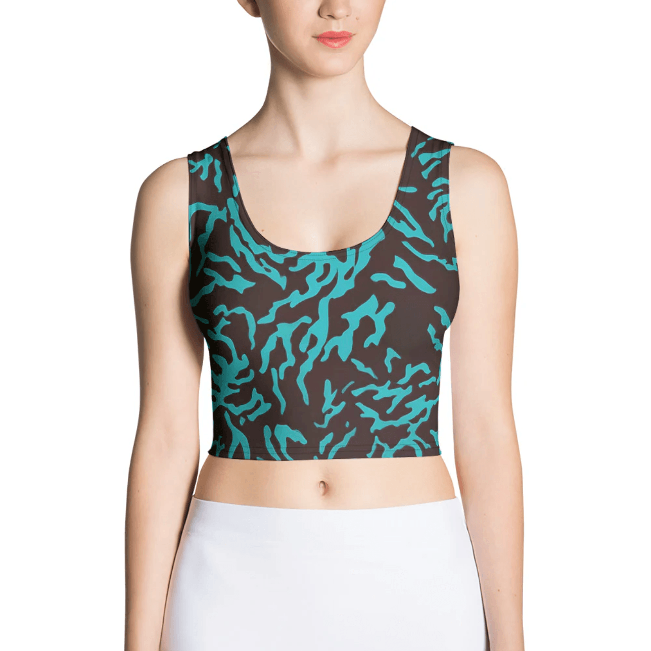 Coral Crop-Top - Trandoo
