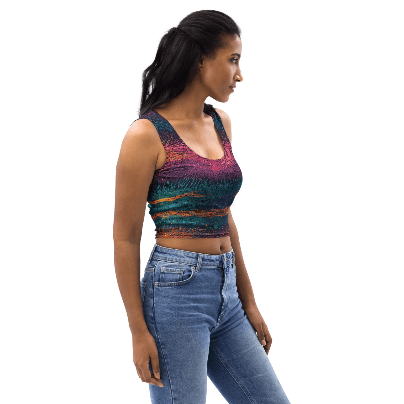 Galaxy Crop-Top - Trandoo
