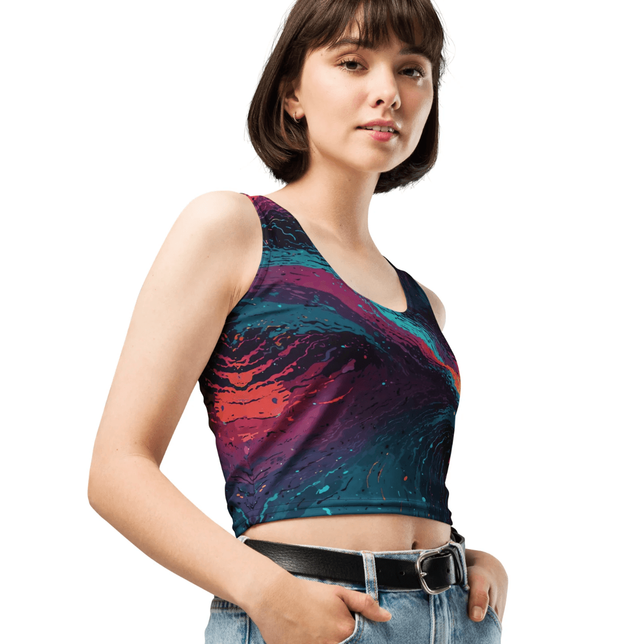 Orbital Crop-Top - Trandoo