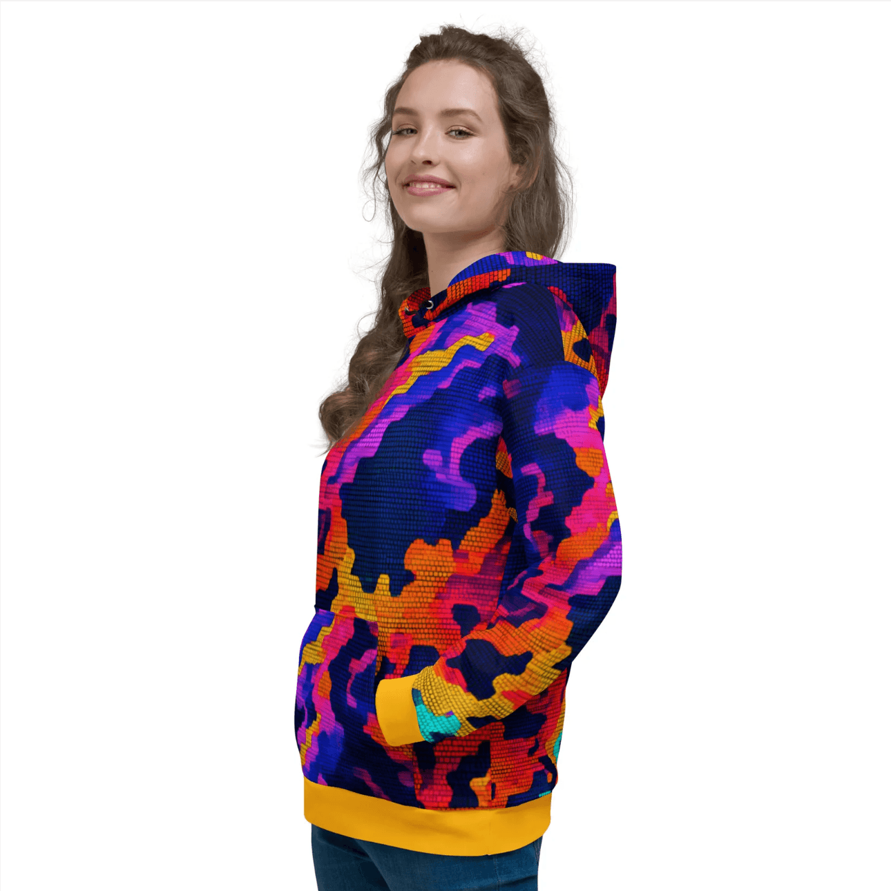 Pixelcloud Unisex-Kapuzenpullover - Trandoo