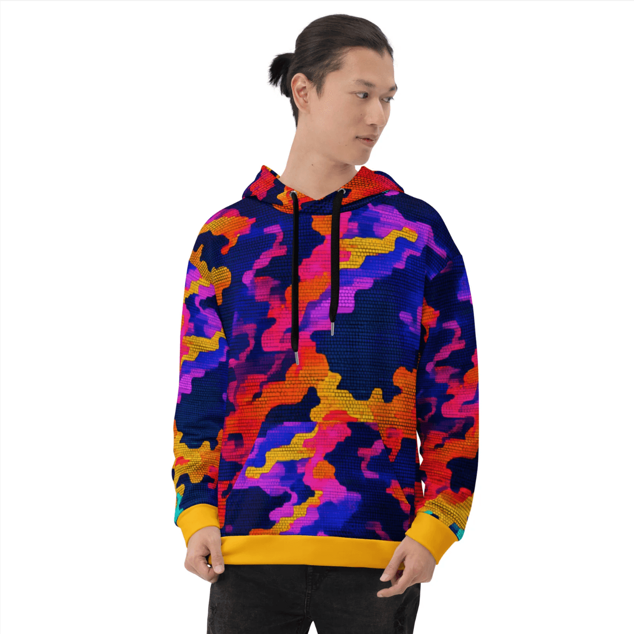 Pixelcloud Unisex-Kapuzenpullover - Trandoo
