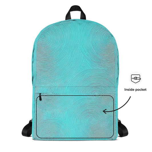 Blue Ripple Rucksack - Trandoo