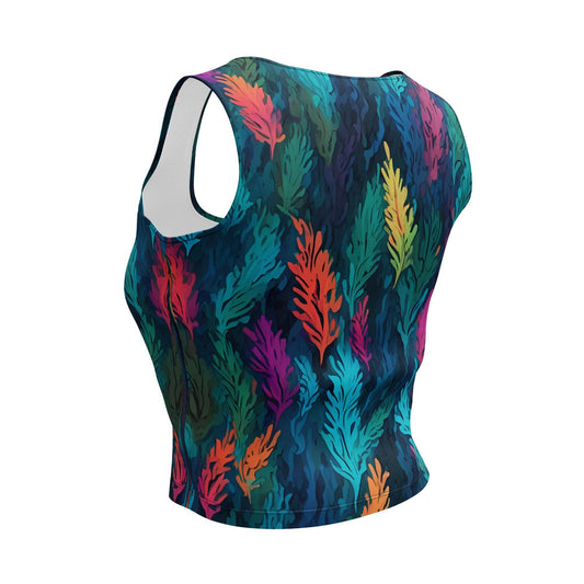 Leaf Crop-Top - Trandoo