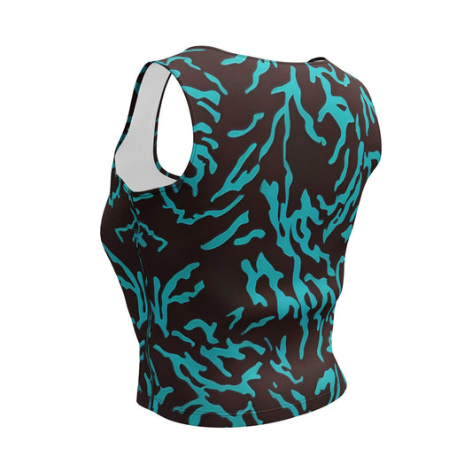 Coral Crop-Top - Trandoo