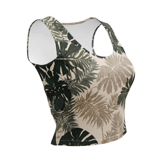Beige Crop-Top - Trandoo