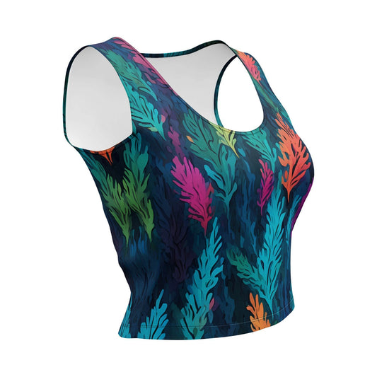 Leaf Crop-Top - Trandoo