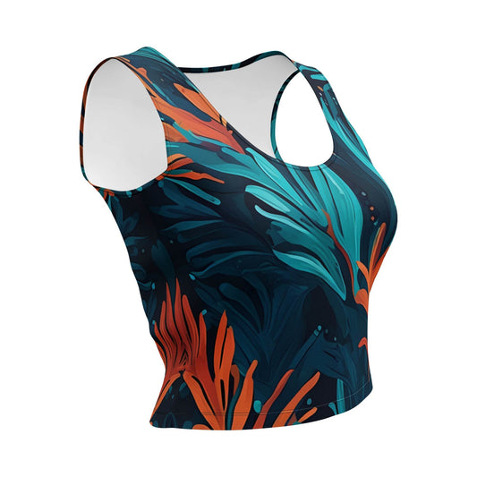 Flare Crop-Top - Trandoo