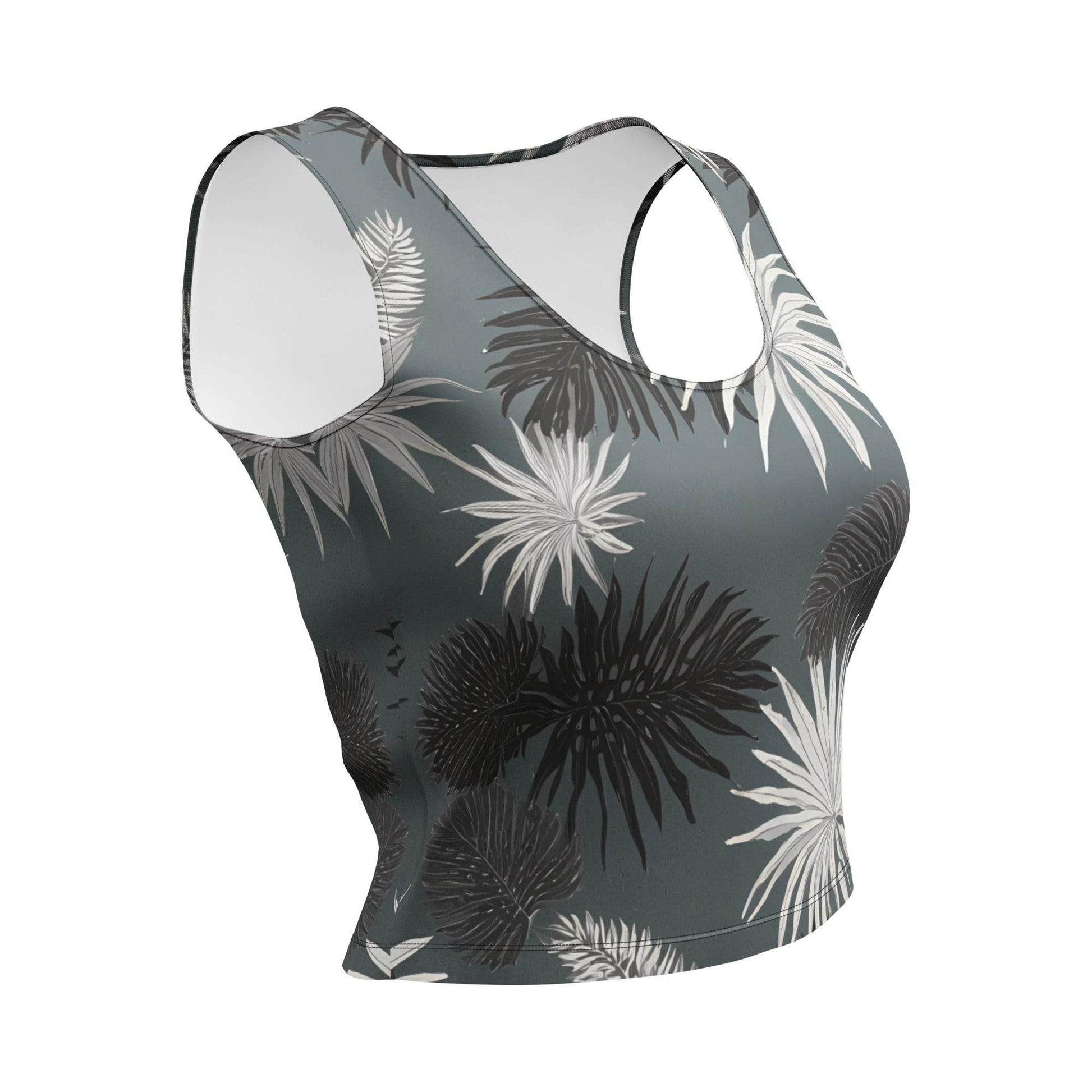 Shadow Plant Crop-Top - Trandoo